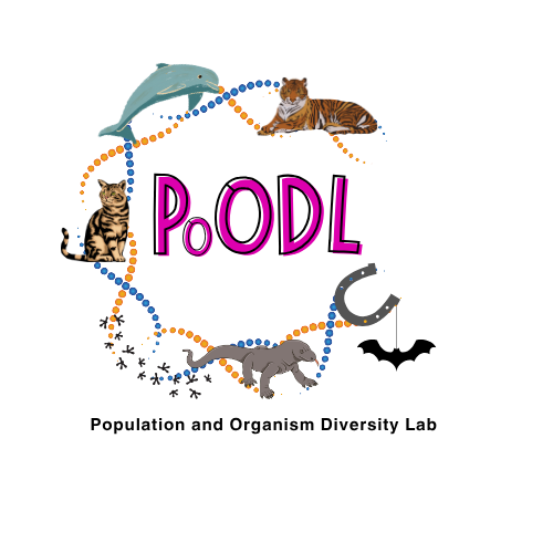 Population and Organism Diversity Lab (PoODL) logo